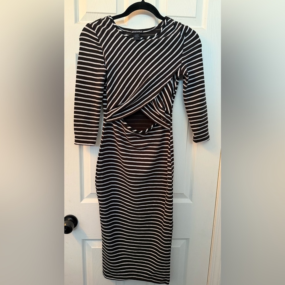 Striped Midi Dress